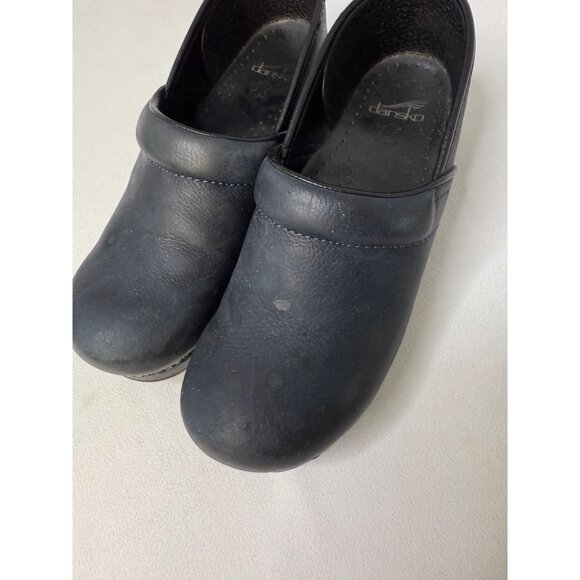 Womens Navy Suede Dankso Clogs - Size 41 - Picture 5 of 9